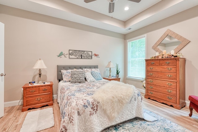 119 W Caylee, Chesnee, SC 29323 - bedroom featuring light wood-type flooring, recessed lighting, and ceiling fan