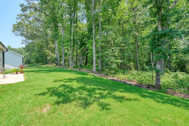 119 W Caylee, Chesnee, SC 29323 - view of green lawn with a patio