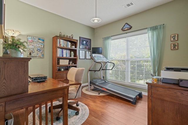 514 Collingsworth, Greenville, SC 29615 - office featuring plenty of natural light and wood finished floors