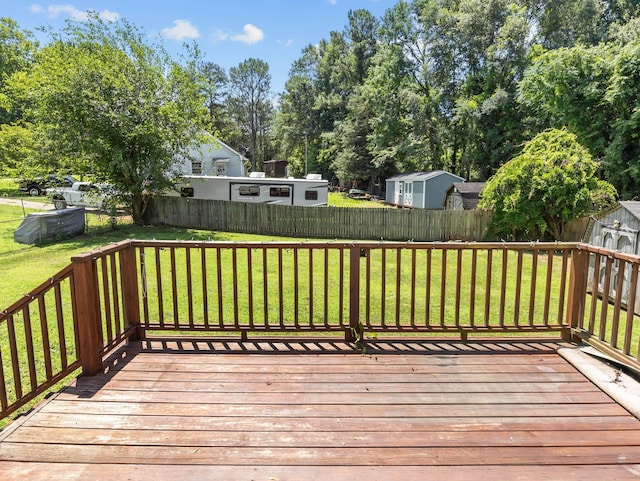 114 Maplewood, Greer, SC 29651 - deck with a fenced backyard and a shed