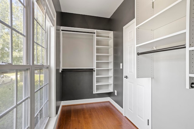 802 Wheat, Greer, SC 29651 - spacious closet with wood finished floors