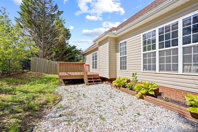 802 Wheat, Greer, SC 29651 - view of yard featuring a deck