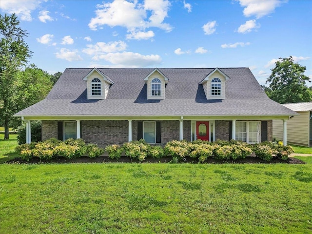 298 Askew, Union, SC 29379 - new england style home featuring a front lawn, roof with shingles, and brick siding