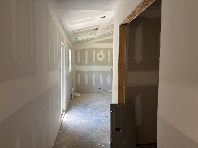 141 Knollcrest, Gaffney, SC 29340 - hall with an AC wall unit