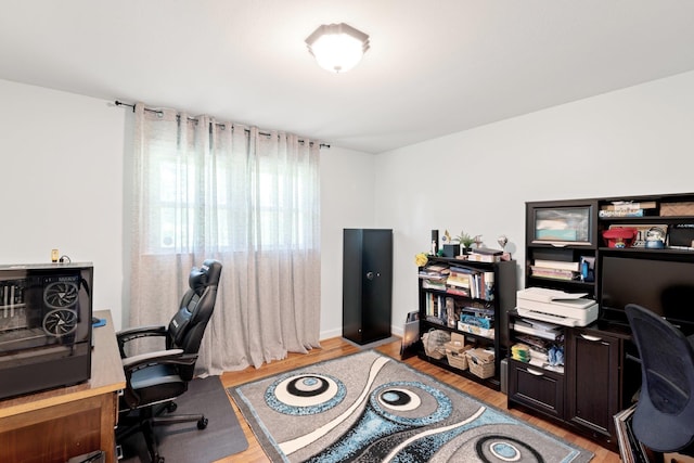 1142 Cooper Brg, Woodruff, SC 29388 - home office featuring wood finished floors and baseboards