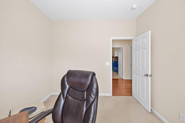 232 N Hamlet, Moore, SC 29369 - home office with baseboards and light carpet