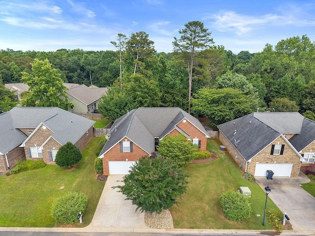 232 N Hamlet, Moore, SC 29369 - aerial view of residential area with a heavily wooded area