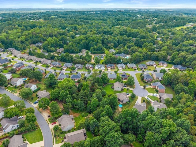 232 N Hamlet, Moore, SC 29369 - aerial perspective of suburban area with a heavily wooded area