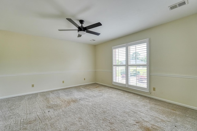 233 Summerfield, Moore, SC 29369 - spare room with carpet flooring and a ceiling fan