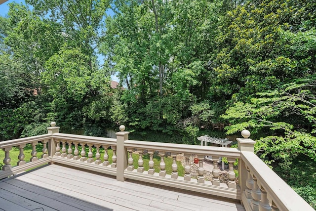 403 Barrington Park, Greer, SC 29650 - view of wooden deck