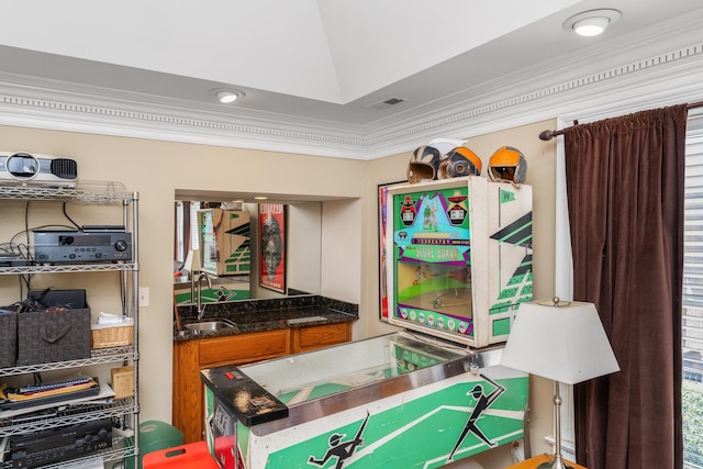 403 Barrington Park, Greer, SC 29650 - playroom with a sink and ornamental molding