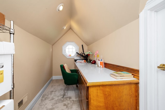 403 Barrington Park, Greer, SC 29650 - office area with light carpet and vaulted ceiling