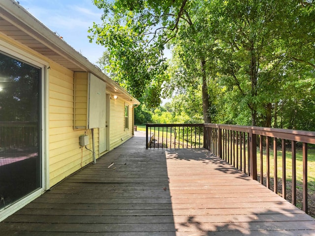 113 Commodore, Duncan, SC 29334 - view of wooden terrace