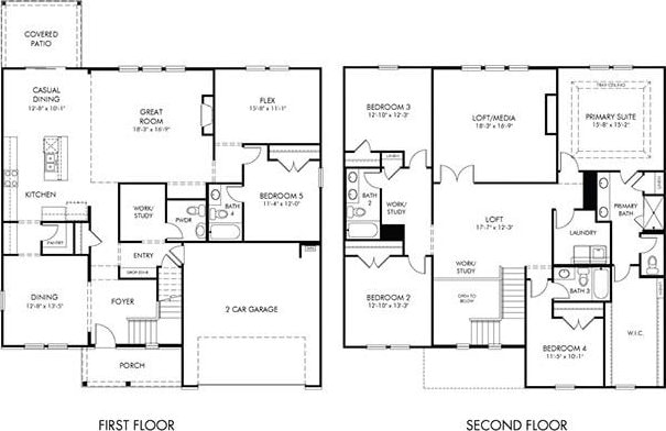 706 Burghley, Greer, SC 29651 - view of floor plan / room layout