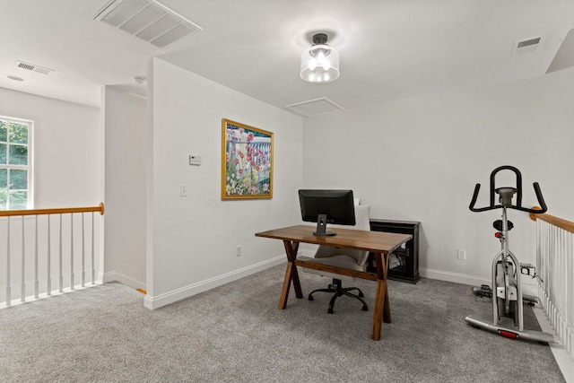 436 S Lakeview, Duncan, SC 29334 - office area featuring carpet and baseboards
