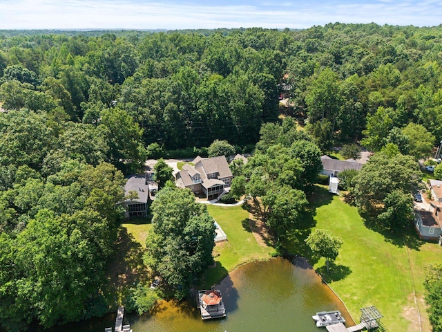436 S Lakeview, Duncan, SC 29334 - drone / aerial view of a forest and a large body of water