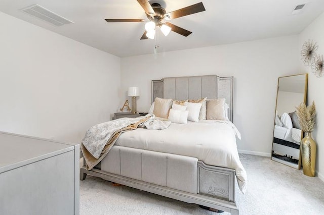 226 Christopher St, Duncan, SC 29334 - bedroom featuring light carpet and a ceiling fan