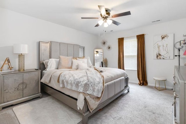 226 Christopher St, Duncan, SC 29334 - bedroom with light colored carpet and ceiling fan