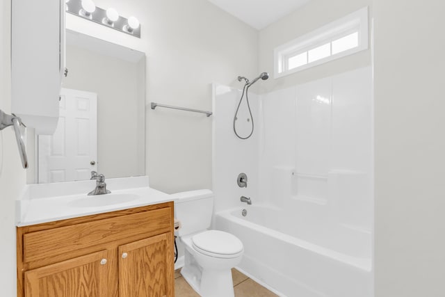 8 Glenbow, Simpsonville, SC 29680 - full bathroom featuring vanity, shower / tub combination, and tile patterned flooring