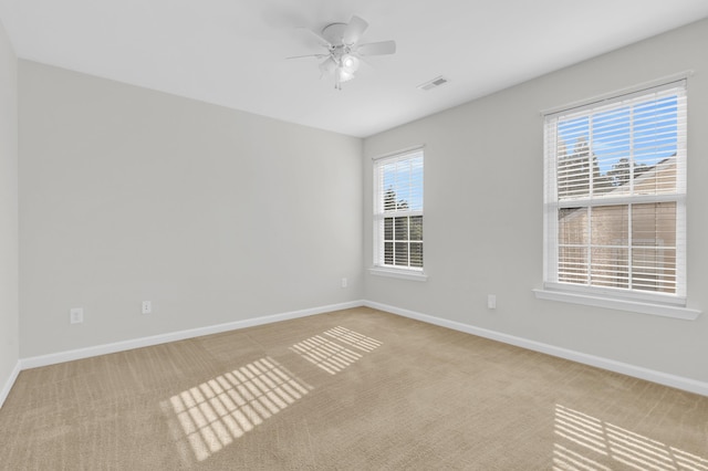 8 Glenbow, Simpsonville, SC 29680 - empty room with carpet floors and a ceiling fan