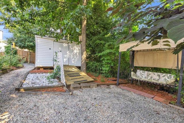 8 Glenbow, Simpsonville, SC 29680 - view of patio / terrace featuring a storage unit