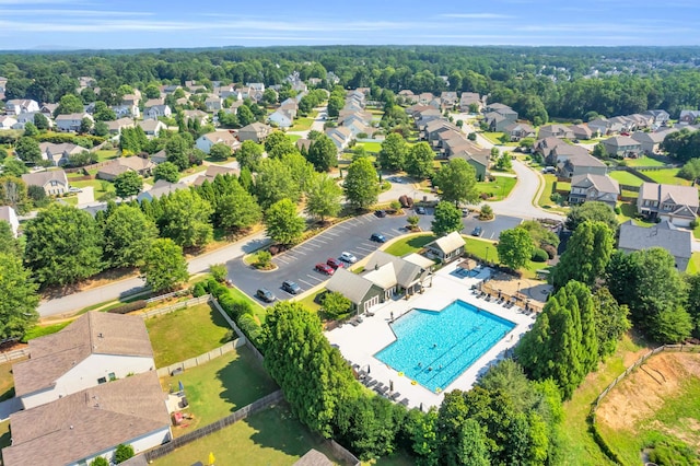 8 Glenbow, Simpsonville, SC 29680 - aerial perspective of suburban area featuring a pool