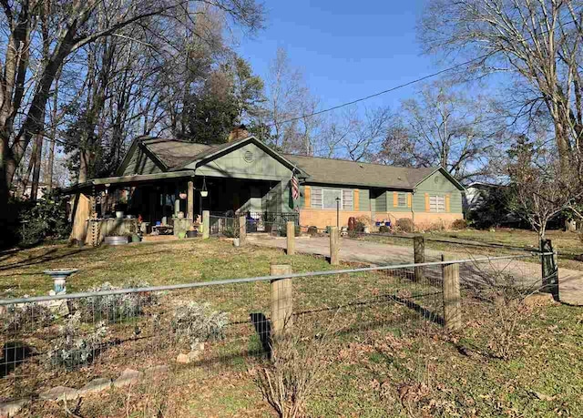 view of front of home