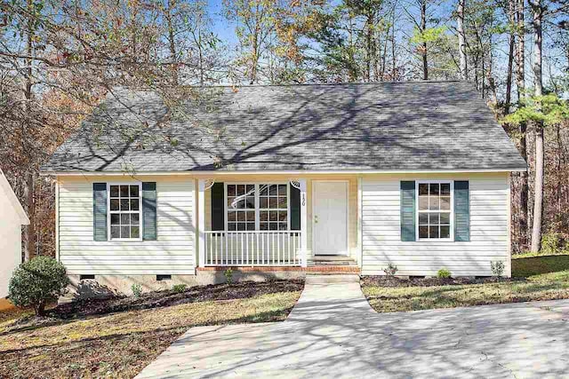 view of front of property