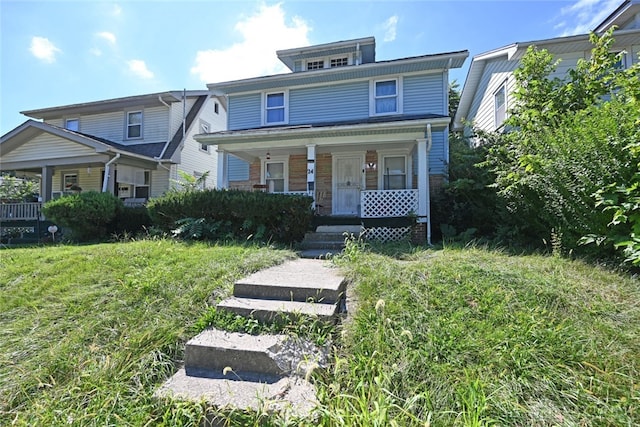 view of front of house featuring a porch