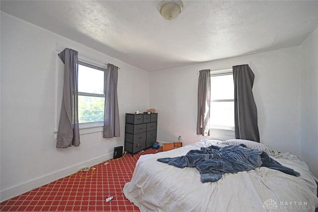 bedroom featuring carpet flooring