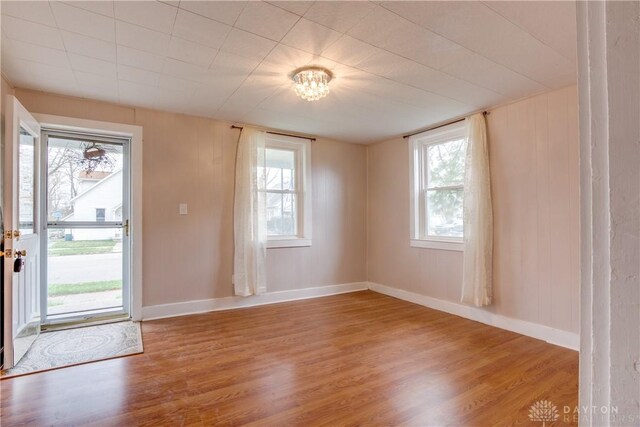 216 S Short St, Troy, OH 45373 - foyer with wood finished floors, plenty of natural light, and baseboards