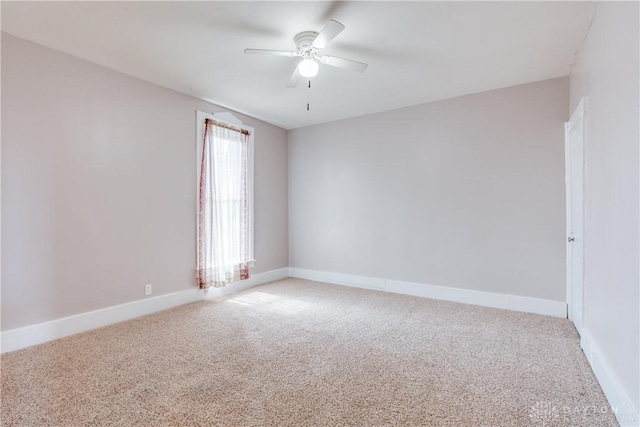 216 S Short St, Troy, OH 45373 - carpeted empty room featuring ceiling fan and baseboards