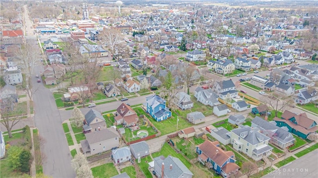 216 S Short St, Troy, OH 45373 - aerial view of property and surrounding area featuring nearby suburban area