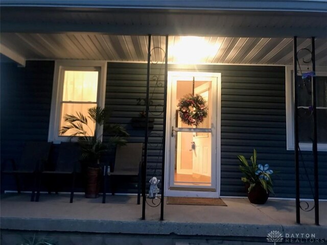 216 S Short St, Troy, OH 45373 - view of exterior entry featuring covered porch