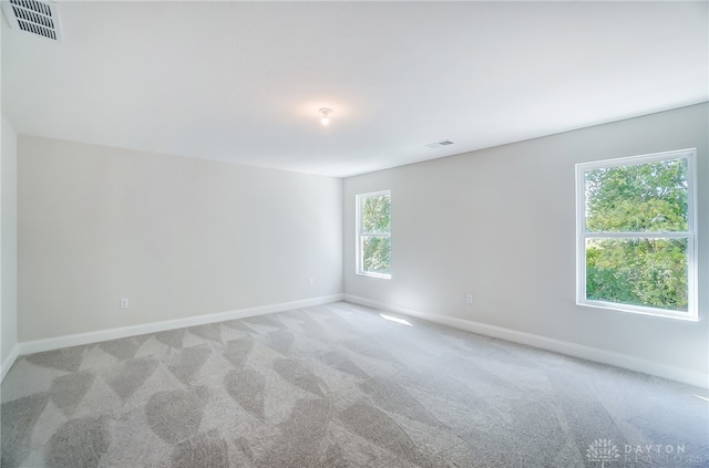 empty room with carpet floors