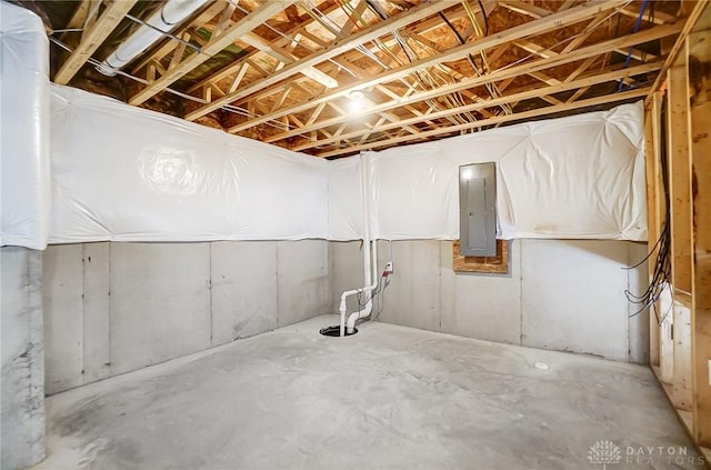 536 Hines Cir, Washington Twp, OH 45458 - unfinished basement with electric panel