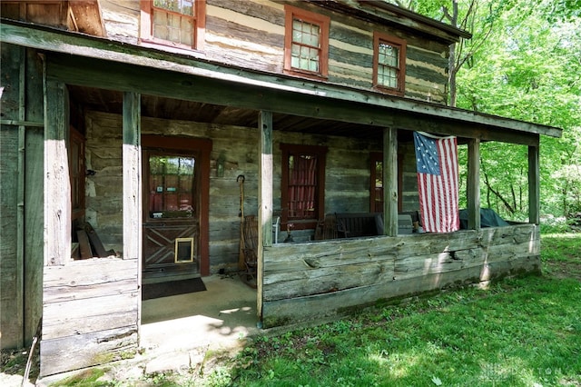 view of exterior entry