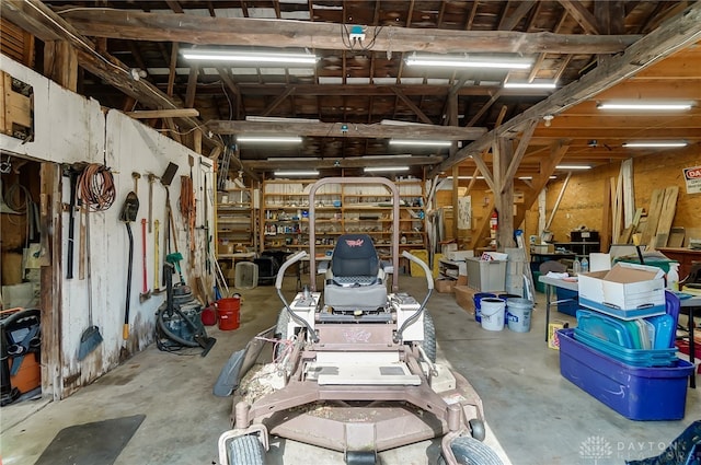 miscellaneous room featuring concrete flooring