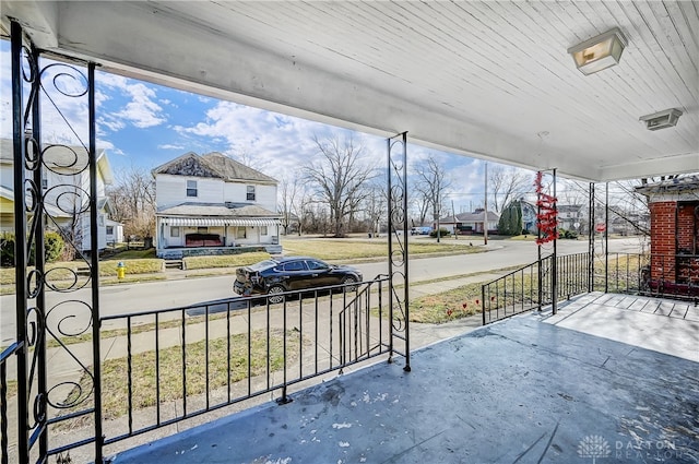 view of patio / terrace featuring covered porch