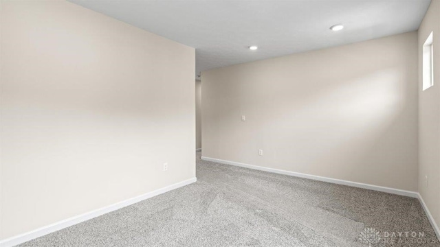 empty room with carpet floors