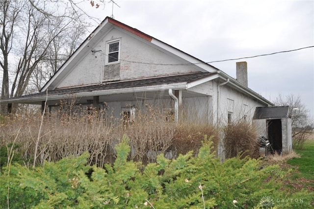 view of side of home