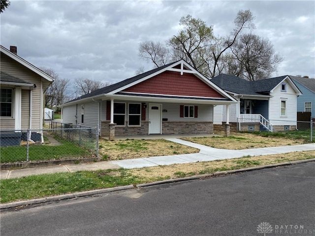 bungalow with a porch