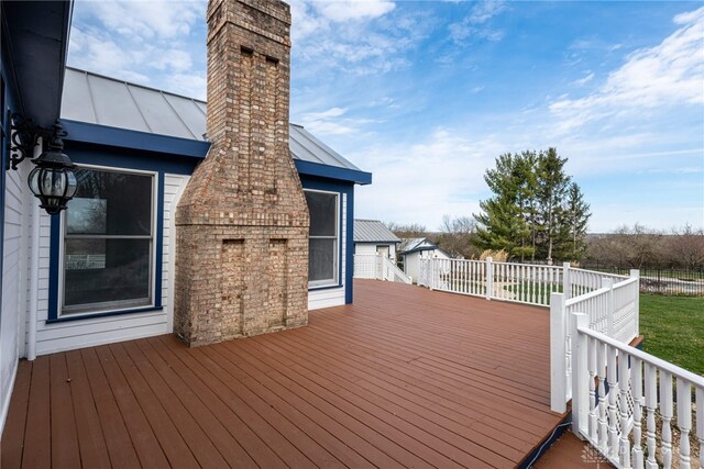2696 Wilmington Rd, Lebanon, OH 45036 - view of wooden terrace
