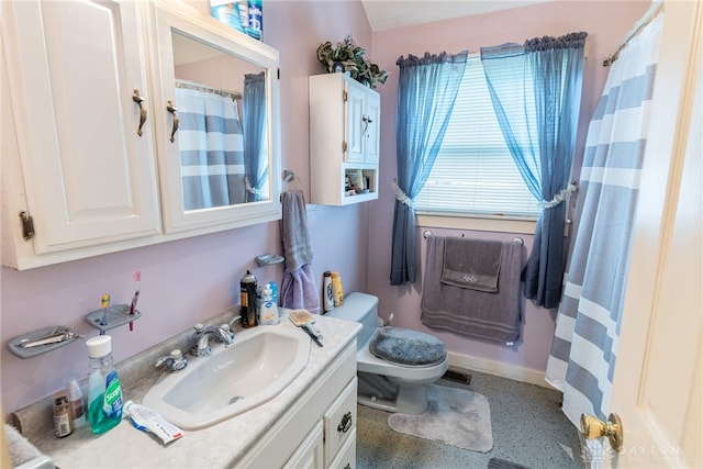 2696 Wilmington Rd, Lebanon, OH 45036 - bathroom with visible vents, vanity, and toilet