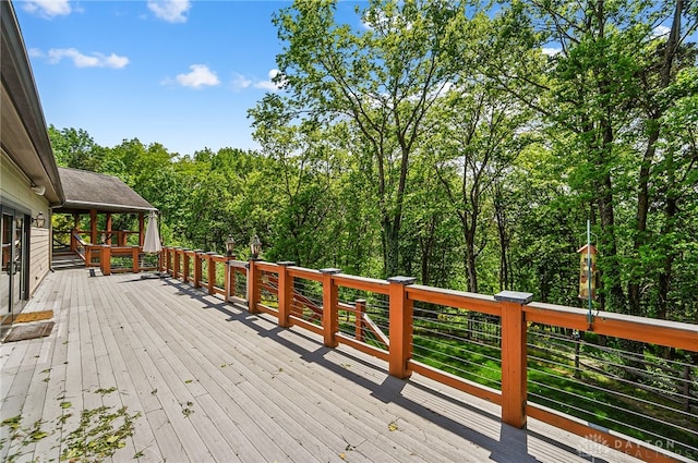 view of deck