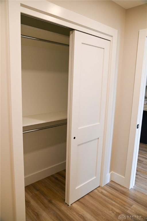 view of closet