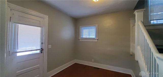 doorway with plenty of natural light