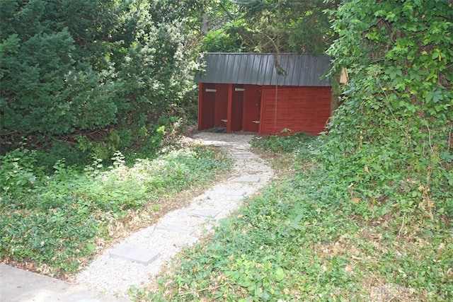 view of outbuilding