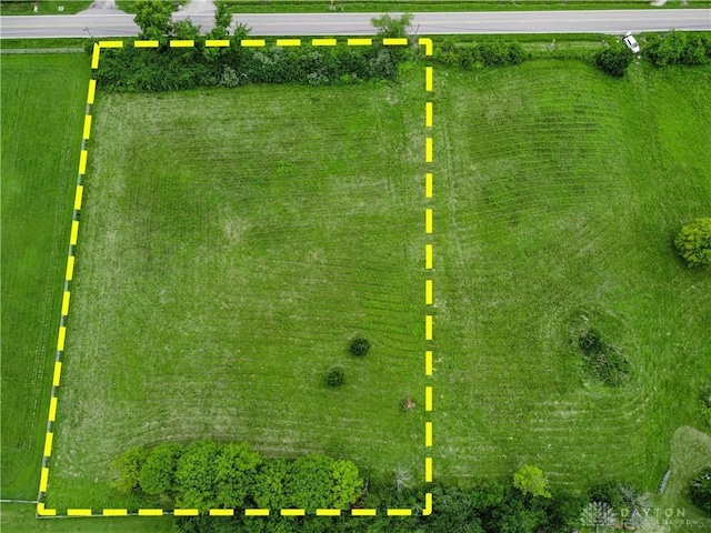 4870 Bunnell Hill Rd, Lebanon, OH 45036 - aerial view of property's location with property boundaries highlighted