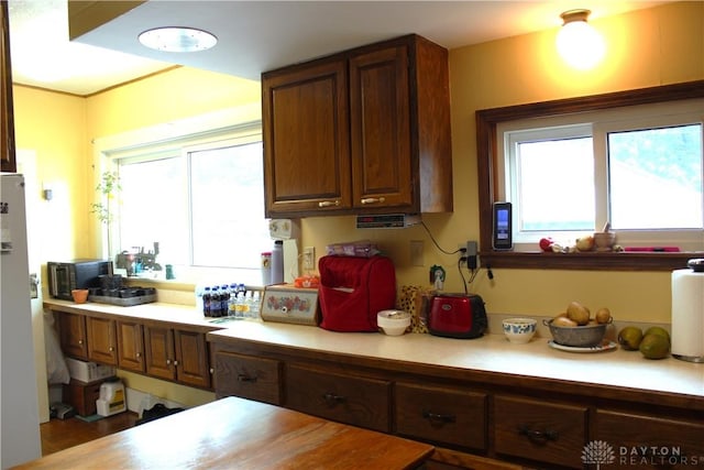 kitchen featuring a wealth of natural light